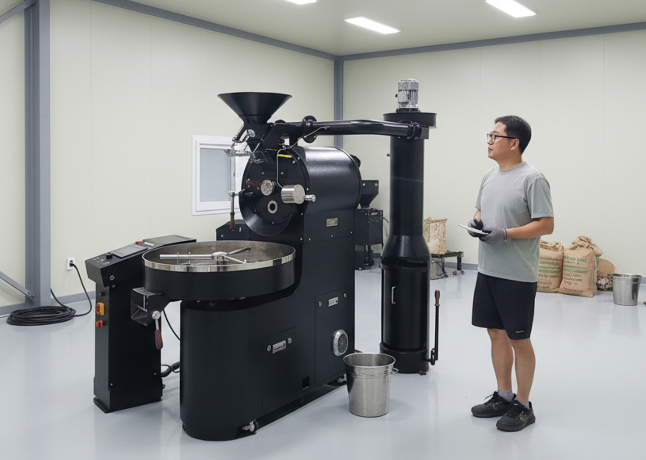 자동로스터기 PLC vs 태블릿 로스팅 머신 image