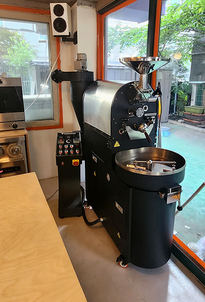 홍대 지벤스터 3킬로 로스터기 설치했습니다. 6 홍대 지벤스터 3킬로 로스터기 설치했습니다. 로스팅 머신 로스티기00043킬로